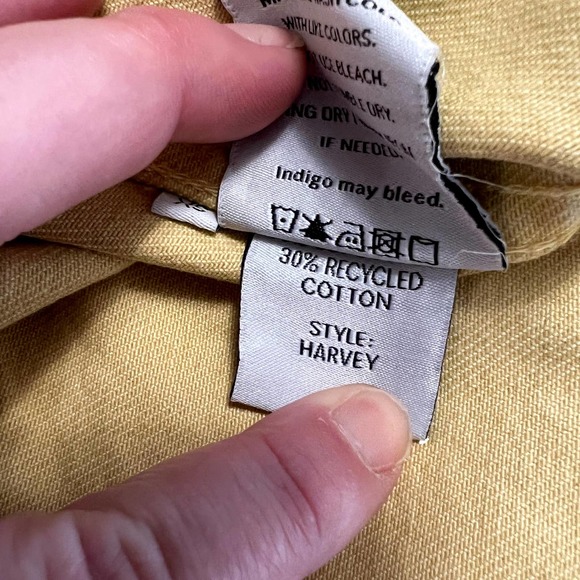 Boyish By Her Designed In Los Angeles Harvey Butter Yellow Denim Jacket  Size XS - Picture 9 of 10